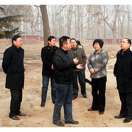 山東省文物局副局長劉光龍來汶上縣檢查文博單位消防安全和田野文物安全現(xiàn)場工作