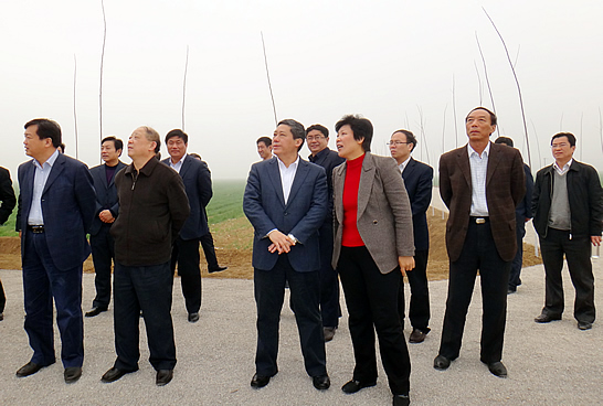 濟寧市委副書記張術(shù)平帶領(lǐng)參加全市春季林業(yè)生產(chǎn)暨高速公路綠色通道建設(shè)觀摩會議與會人 ...