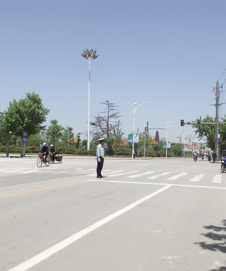 汶上交警工作走上正軌 交通秩序逐步改善