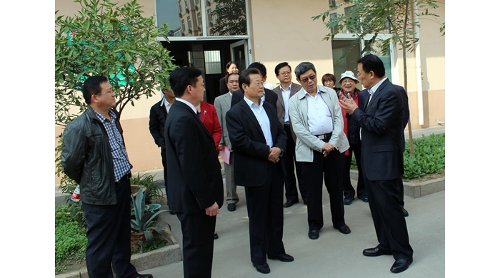 山東省政協(xié)常委、人資環(huán)委副主任褚慶觀帶領(lǐng)調(diào)研組來汶上縣調(diào)研老齡產(chǎn)業(yè)發(fā)展情況